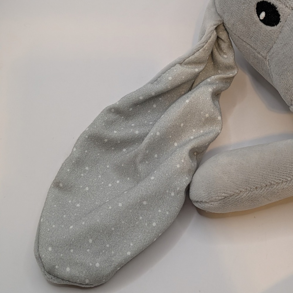 Effiki Bunny Rabbit Plush Just Hug Me Gray 2017 Dots 11" Made In Poland - Picture 4 of 11